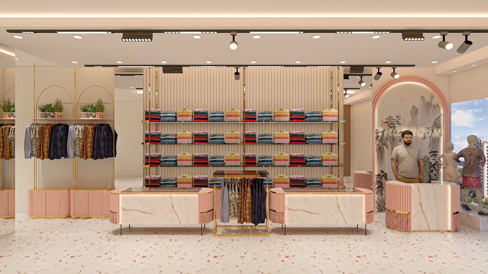 STREE LADIES WEAR GOTA 3D VIEWS